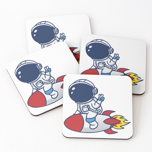 Item preview, Copy of Cute Little Astronaut Space Explorer Galaxy Mascot designed and sold by Ciuszkoland.