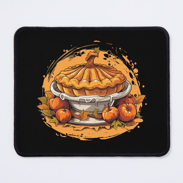 Item preview, Pumpkin Pie Dessert Illustration – Thanksgiving Food Lover Gift Design designed and sold by CyfroweMysli.