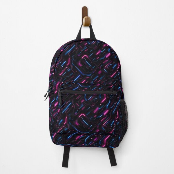 Item preview, Cyber Neon Circuit Flow Pattern designed and sold by ShakezShop.