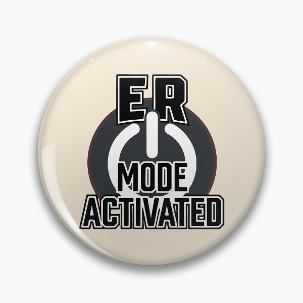 Item preview, ER Mode Activated Funny Emergency Room Apparel Gift Design designed and sold by Dantin.