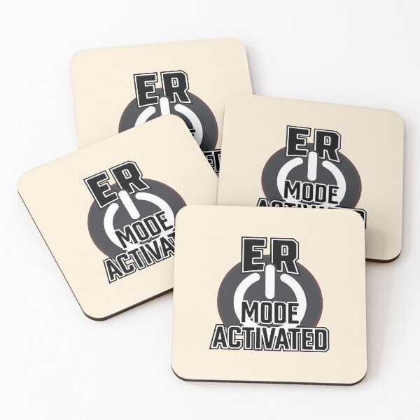 Item preview, ER Mode Activated Funny Emergency Room Apparel Gift Design designed and sold by Dantin.