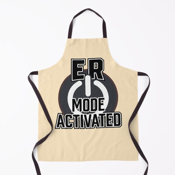 Item preview, ER Mode Activated Funny Emergency Room Apparel Gift Design designed and sold by Dantin.