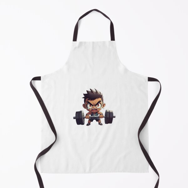 Item preview, Funny Cartoon Weightlifter Struggling Gym Design designed and sold by Snedsdigital.