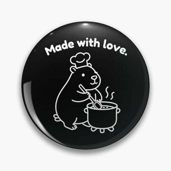 Item preview, Made with Love Capybara – Simple Minimalist Animal Design designed and sold by PAPIRO SIGLO XXI.