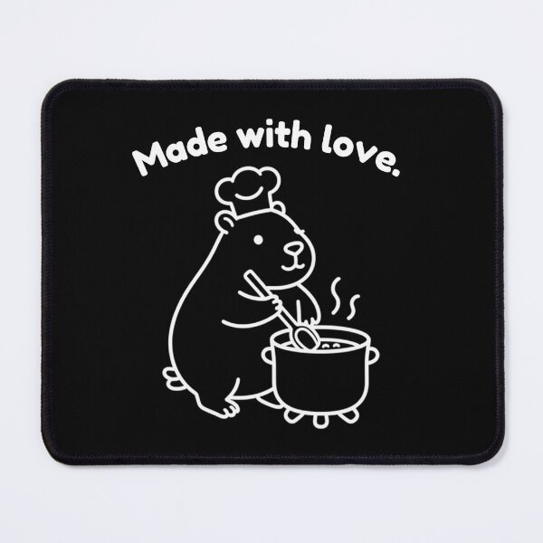 Item preview, Made with Love Capybara – Simple Minimalist Animal Design designed and sold by PAPIRO SIGLO XXI.