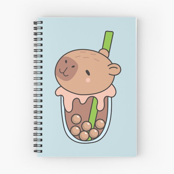 Item preview, Capybara Inside Boba Tea Kawaii designed and sold by debbiebento.