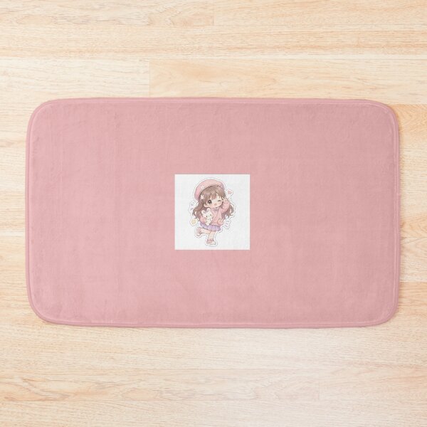 Item preview, cute chibi girl with pink baret and bunny dol designed and sold by thecapy.