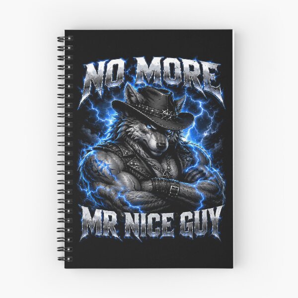 Item preview, No More Mr Nice Guy Funny Alpha Wolf Meme  designed and sold by will freed18.