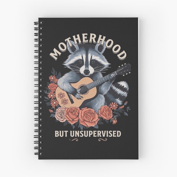 Item preview, Funny Raccoon Mom Shirt – Playing Guitar Motherhood designed and sold by ZyxDes.