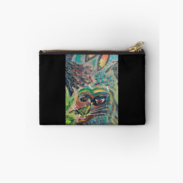 Item preview, Spirit Cat — Colourful Mystical Cat Art Print designed and sold by thegindielady.