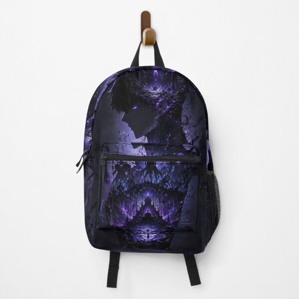 Item preview, Shadow Monarch Inspired Purple Fantasy Warrior – Dark Anime Aesthetic Art designed and sold by Dyan4.