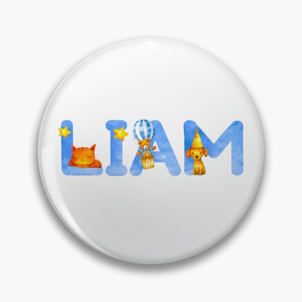 Item preview, DREAMLIT NAMES COLLECTION – ✨ LIAM ✨ – Cute Storybook Dream Animals designed and sold by WheelieGdArt.