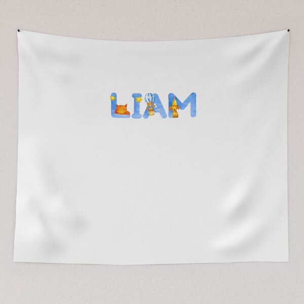 Item preview, DREAMLIT NAMES COLLECTION – ✨ LIAM ✨ – Cute Storybook Dream Animals designed and sold by WheelieGdArt.