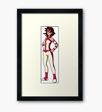 Super Heroine Framed Print