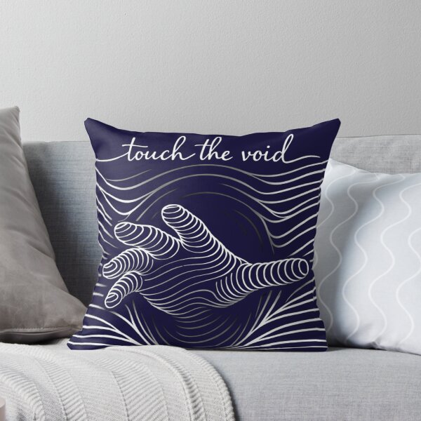 Item preview, Touch the Void Abstract Hand in the Darkness Black and White Psychedelic Surreal Line Art designed and sold by TrendzSlayer.