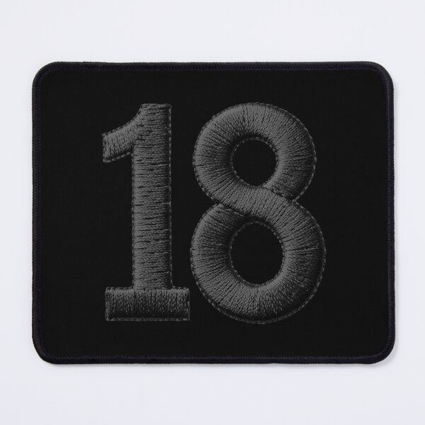 Item preview, Number 18 "embroidered" illusion jersey eighteenth birthday designed and sold by Segasprojects.