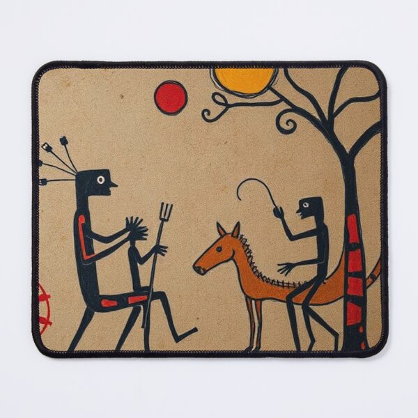 Item preview, Illustration in the Style of Ancient Cave Painting designed and sold by RAISC.