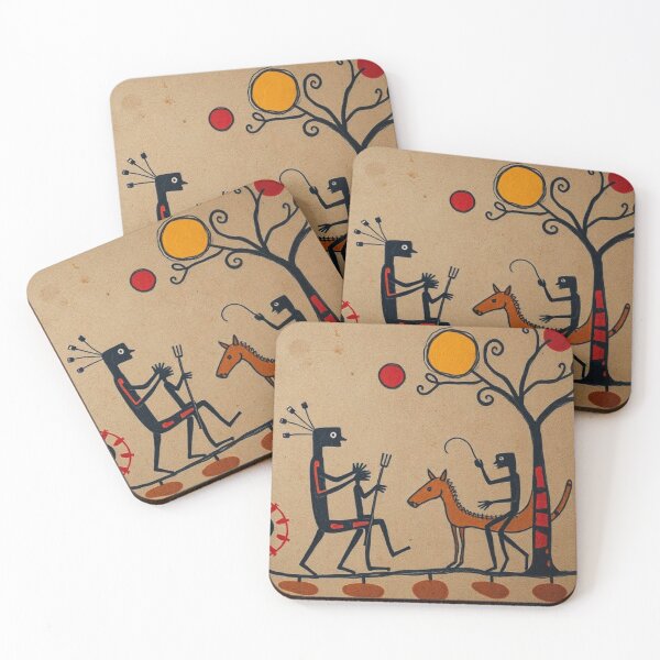 Item preview, Illustration in the Style of Ancient Cave Painting designed and sold by RAISC.