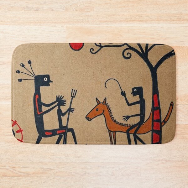 Item preview, Illustration in the Style of Ancient Cave Painting designed and sold by RAISC.
