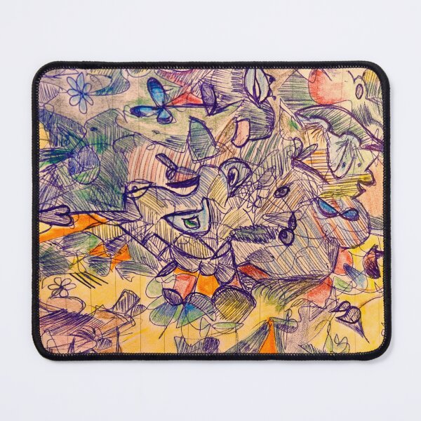 Item preview, Butterfly Garden — Maximalist Ink Drawing designed and sold by thegindielady.