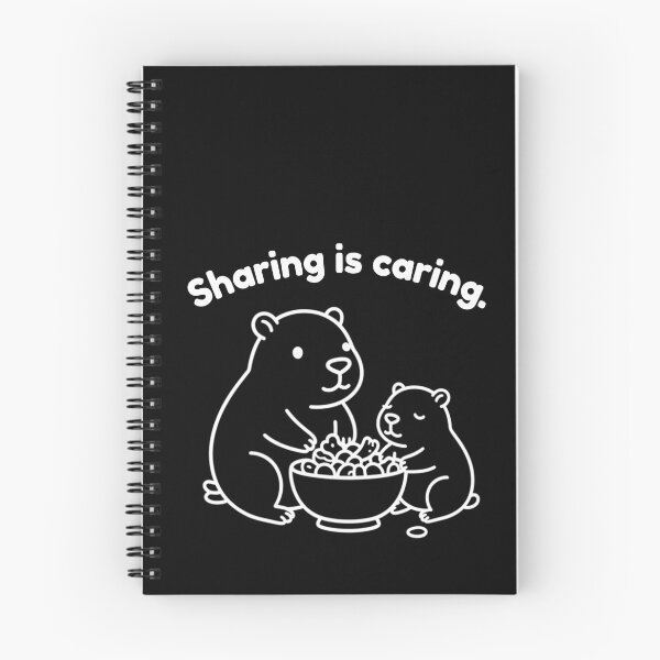 Item preview, Sharing is caring  Capybara – Simple Minimalist Animal Design designed and sold by PAPIRO SIGLO XXI.