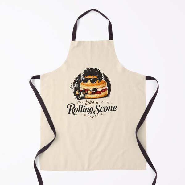 Item preview, Rolling Scone Rock Music Pun Food Lover Tee designed and sold by Fanverse Merchandise.