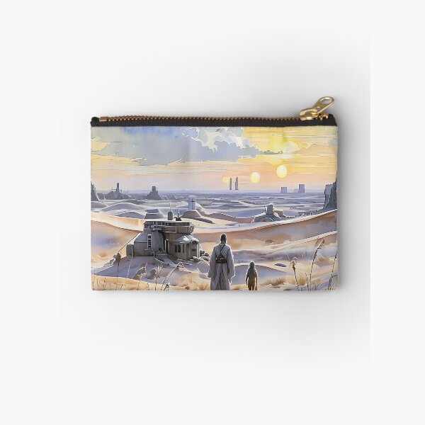 Item preview, THE JOURNEY BEGINS - Galactic Desert Outpost Sketch designed and sold by Modern Nest Art.