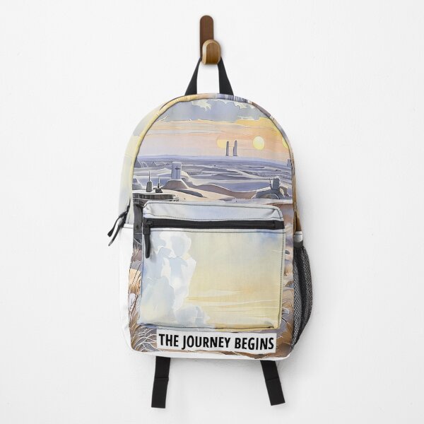 Item preview, THE JOURNEY BEGINS - Galactic Desert Outpost Sketch designed and sold by Modern Nest Art.