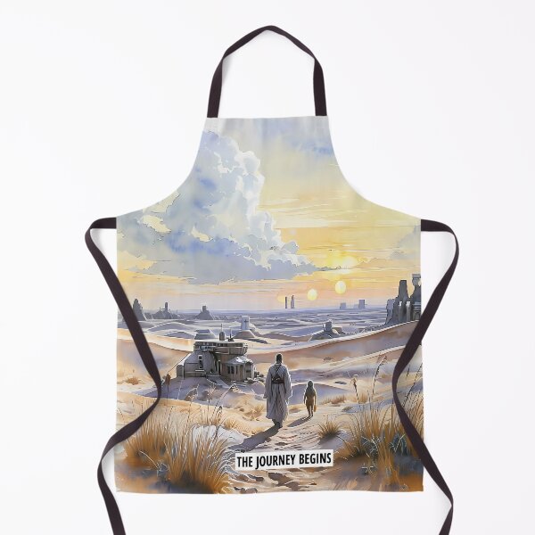 Item preview, THE JOURNEY BEGINS - Galactic Desert Outpost Sketch designed and sold by Modern Nest Art.