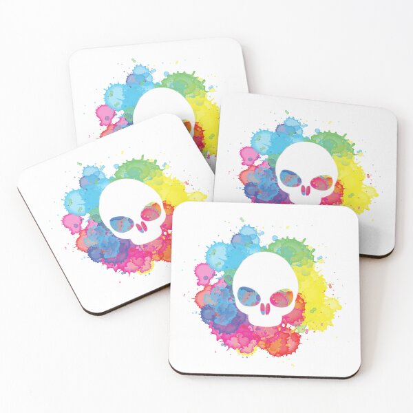Item preview, Colourful Splash Skull designed and sold by Joris Ammerlaan.