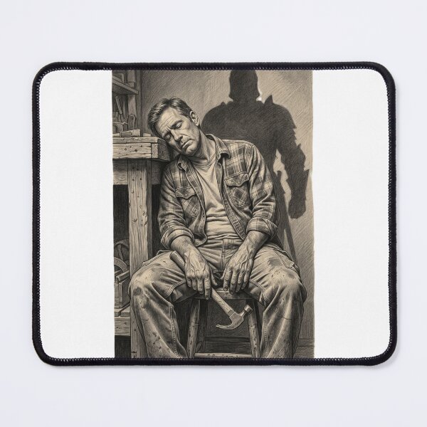 Item preview, Father of Silent Sacrifice – Realistic Graphite Pencil Artwork designed and sold by Prism-Bubble.