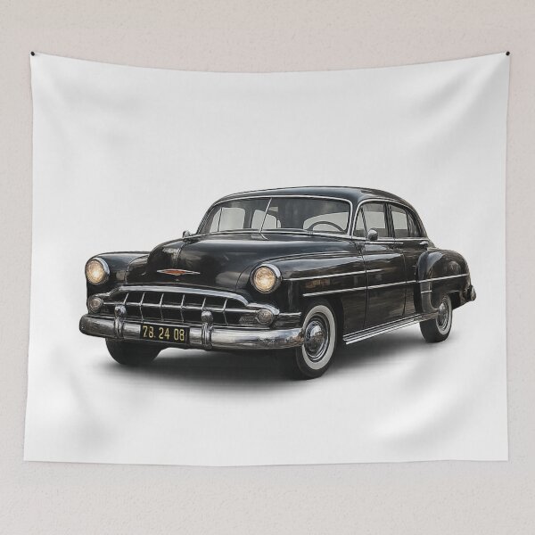 Item preview, Classic Vintage Black Car | Retro Automotive Artwork designed and sold by Sticleg.