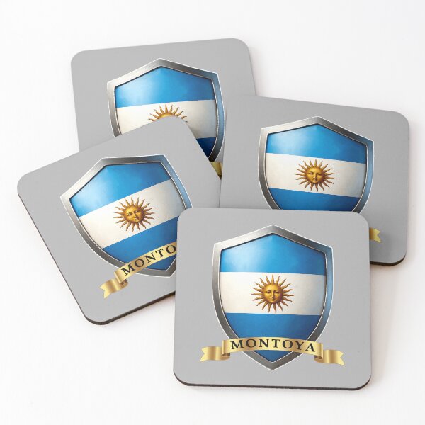 Item preview, Montoya Argentina Surname Crest Shield designed and sold by Highlandkings.