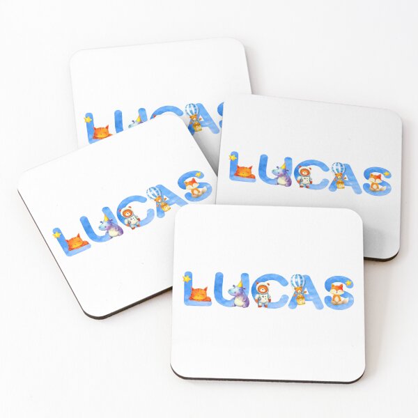 Item preview, DREAMLIT NAMES COLLECTION – ✨ LUCAS ✨ – Cute Storybook Dream Animals designed and sold by WheelieGdArt.