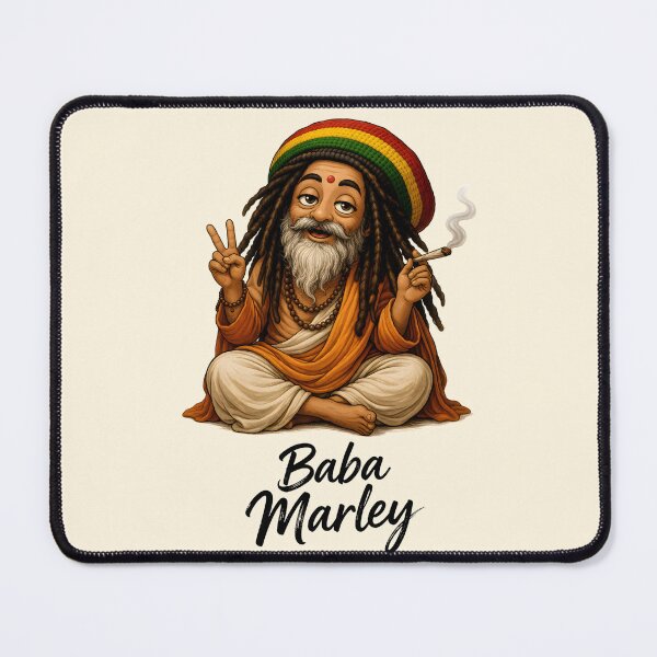 Item preview, Reggae Baba Marley Cartoon Art – Rasta Mystic Music Lover Gift designed and sold by Fanverse Merchandise.