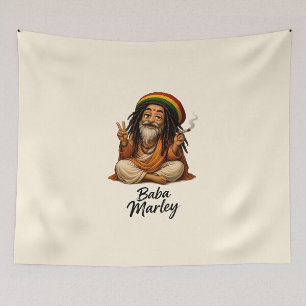 Item preview, Reggae Baba Marley Cartoon Art – Rasta Mystic Music Lover Gift designed and sold by Fanverse Merchandise.