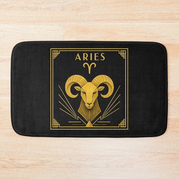Item preview, Aries zodiac sign art deco style designed and sold by CMYKStudio.