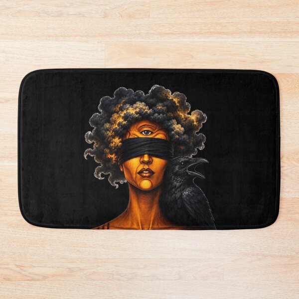 Item preview, Blindfolded Oracle & Raven designed and sold by BigBrainPrints.