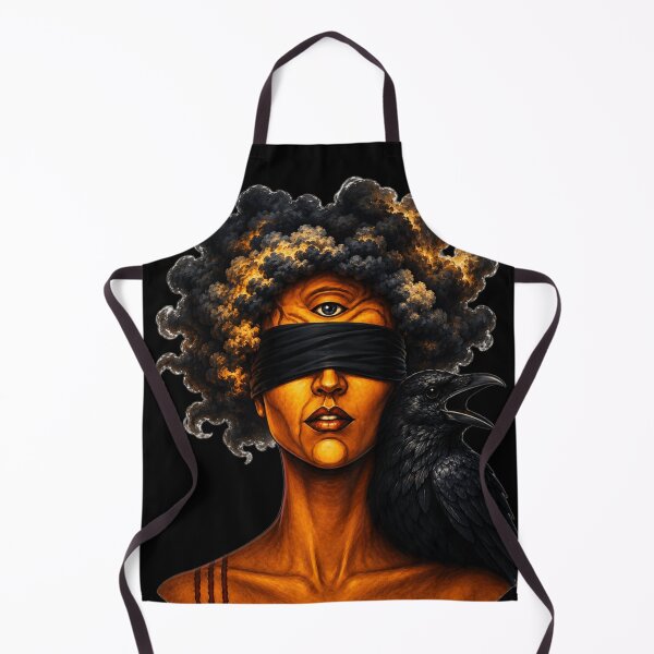 Item preview, Blindfolded Oracle & Raven designed and sold by BigBrainPrints.