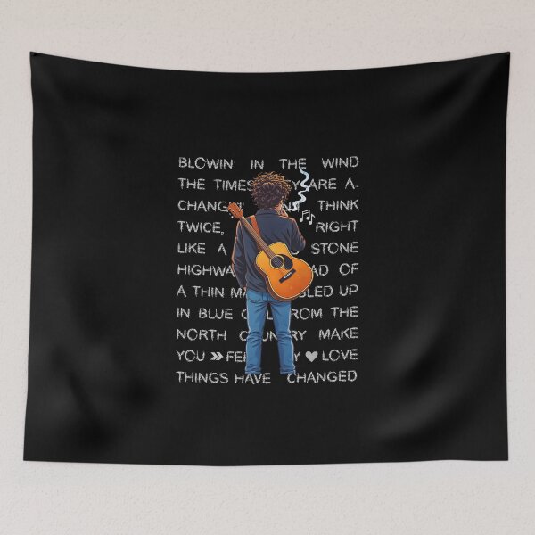 Item preview, Vintage Folk Guitar Lyrics Art – Retro Music Lover Gift Design designed and sold by Fanverse Merchandise.