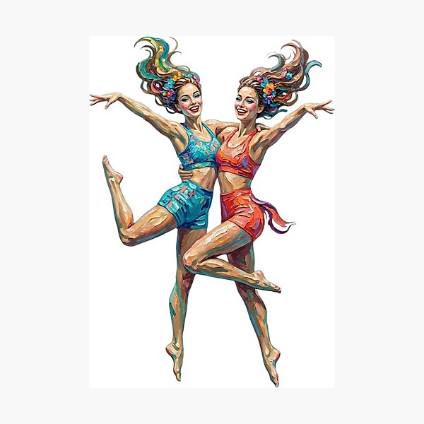 Item preview, Female synchronized swimming designed and sold by PP&RAINBOW SHOP.