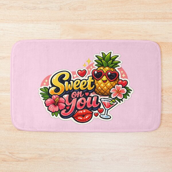 Item preview, Sweet on You – Tropical Flirt Pineapple Sticker designed and sold by The Digital Compass.