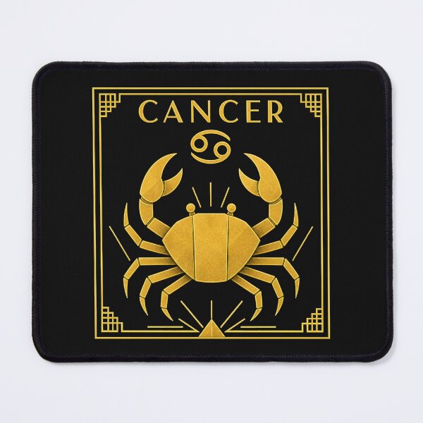 Item preview, art deco style Cancer zodiac sign t-shirt designed and sold by CMYKStudio.