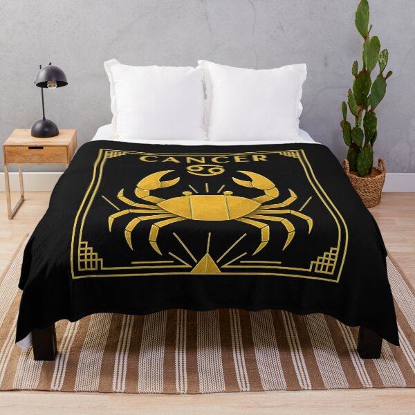 Item preview, art deco style Cancer zodiac sign t-shirt designed and sold by CMYKStudio.