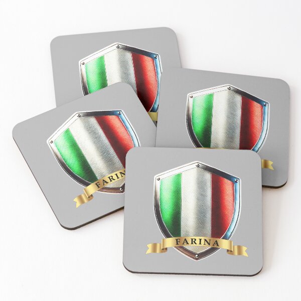 Item preview, Farina Italian Surname Shield designed and sold by Highlandkings.