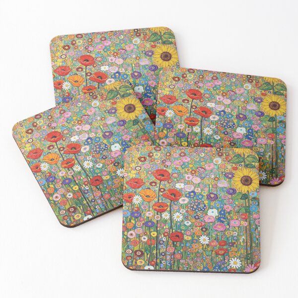 Item preview, Gustav Klimt Flower Garden designed and sold by maniacfitness.
