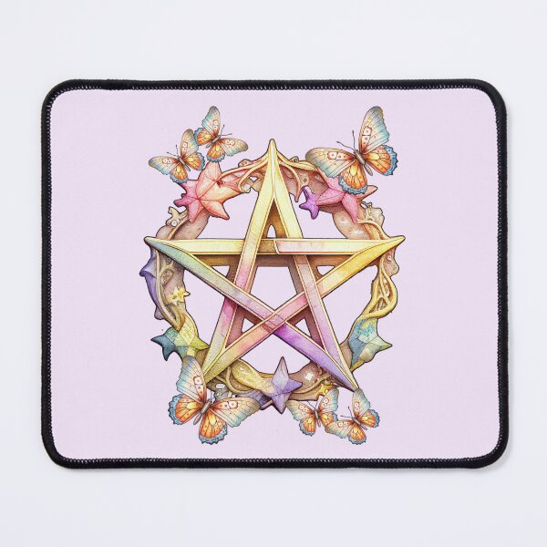 Item preview, Pentacle with butterflies designed and sold by LoneAngel.
