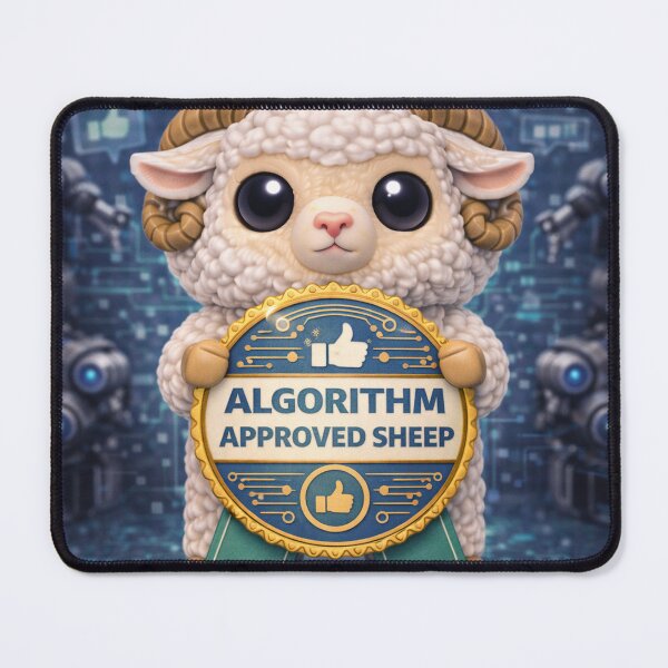 Item preview, Algorithm Approved Sheep | Funko Flock Parody designed and sold by Thpoar.
