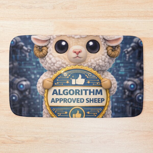 Item preview, Algorithm Approved Sheep | Funko Flock Parody designed and sold by Thpoar.