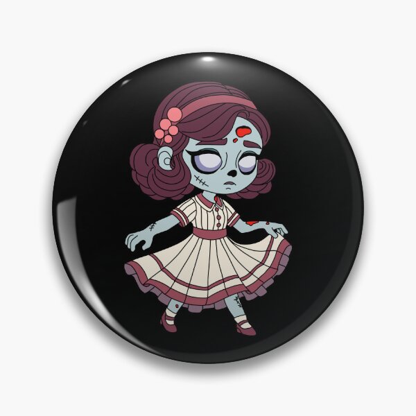 Item preview, Chica zombi de los años 30 designed and sold by HRSCreates.